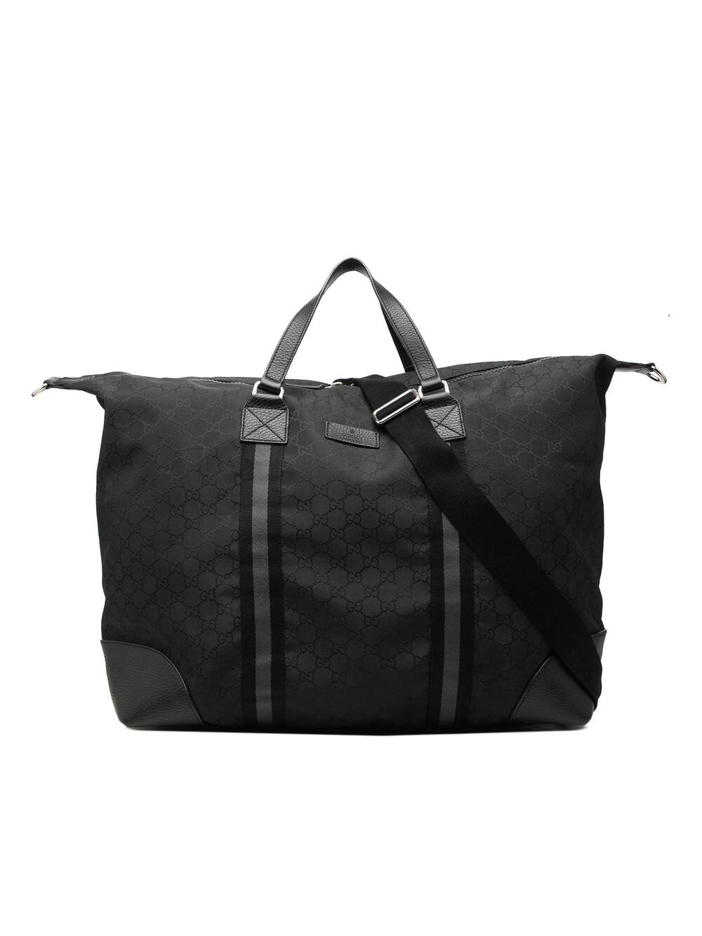 Gucci Xl Gg Nylon Web Duffle Bag Pre- #345993G93B